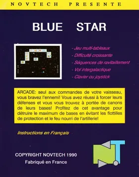 Blue Star (F) (1987) box cover back